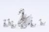 Swan and Child - British Animal Art Figurine Collection