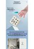 Smart Graffiti WiFi/Zigbee Voice-Controlled Wall Socket Switch with Light, Single/Double Pole, Five-Hole Timer.