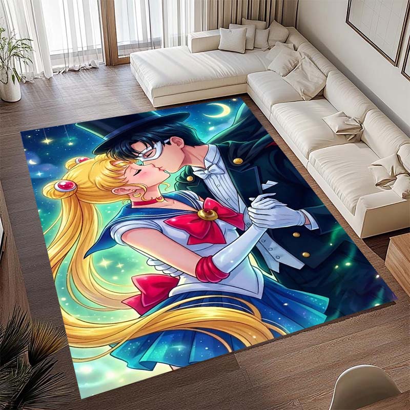 Diese beliebte Spielmatte im Anime-Design mit Pretty Guardian Sailor Moon besteht aus bequemem, weichem, dickem und rutschfestem Flan