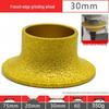 Brazed Diamond Flat Angle Grinder for Roman Column Quartz Stone & Ceramic Tile Edge Grooving.