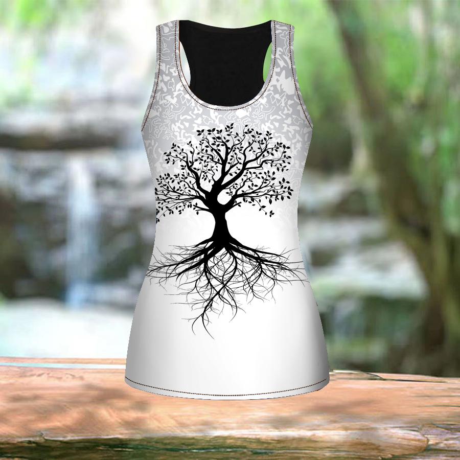 

Женские летние спортивные рубашки с 3D-принтом розовых деревьев для занятий йогой и тренажерным залом, жилеты больших размеров S серый