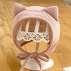 Baby Winter Hat With Plush Animal Ears For Warmth And Comfort For Newborns