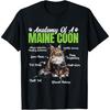 Maine Coon ANATOMY OF A MAINE COON Cat Owner Maine Coon T-Shirt