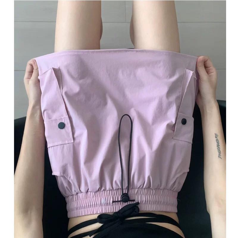 Women's High-Waisted Gray A-Line Quick-Dry Skort - Summer Slim-Fit Petite Wide-Leg Design