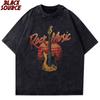 T Rock Band T Shirt Men Women Fashion Casual Graphic Short Sleeve Short Sleeve Plus Size T Shirt Unisex