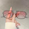 Óculos de Sol Estilosos de Piloto com Lente Dupla Último Estilo Clássico Óculos de Caixa Instagram Internet Personalizados Óculos de Sol para Proteção Ocular