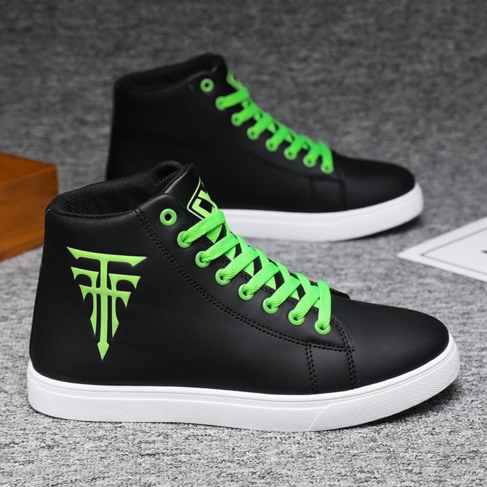 Men's High Top Shoes Spring and Autumn Large Size Men's Shoes Fashion High Top Casual Board Shoes Size 48 Leisure Sports Shoe