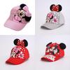 Cartoon Mickey Mouse Kids Baseball Cap With Breathable Polyester For Summer Outdoor Play