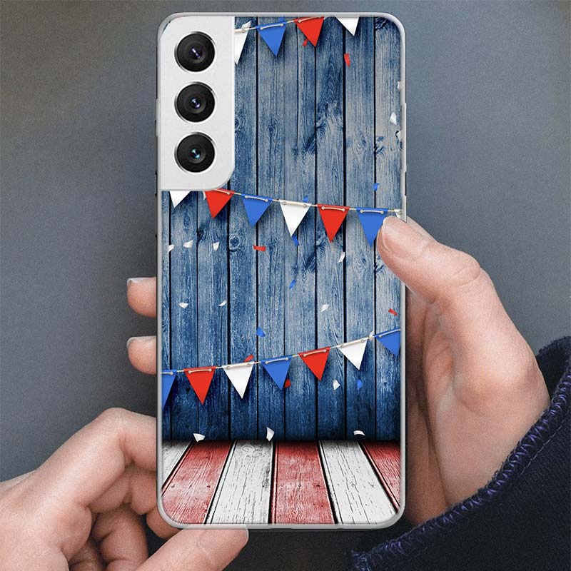 Chile Flag Phone Case For Samsung Galaxy S25 S24 S23 S22 Ultra S21 S20 FE S10 Plus S10E + S25U Soft Cover Shell