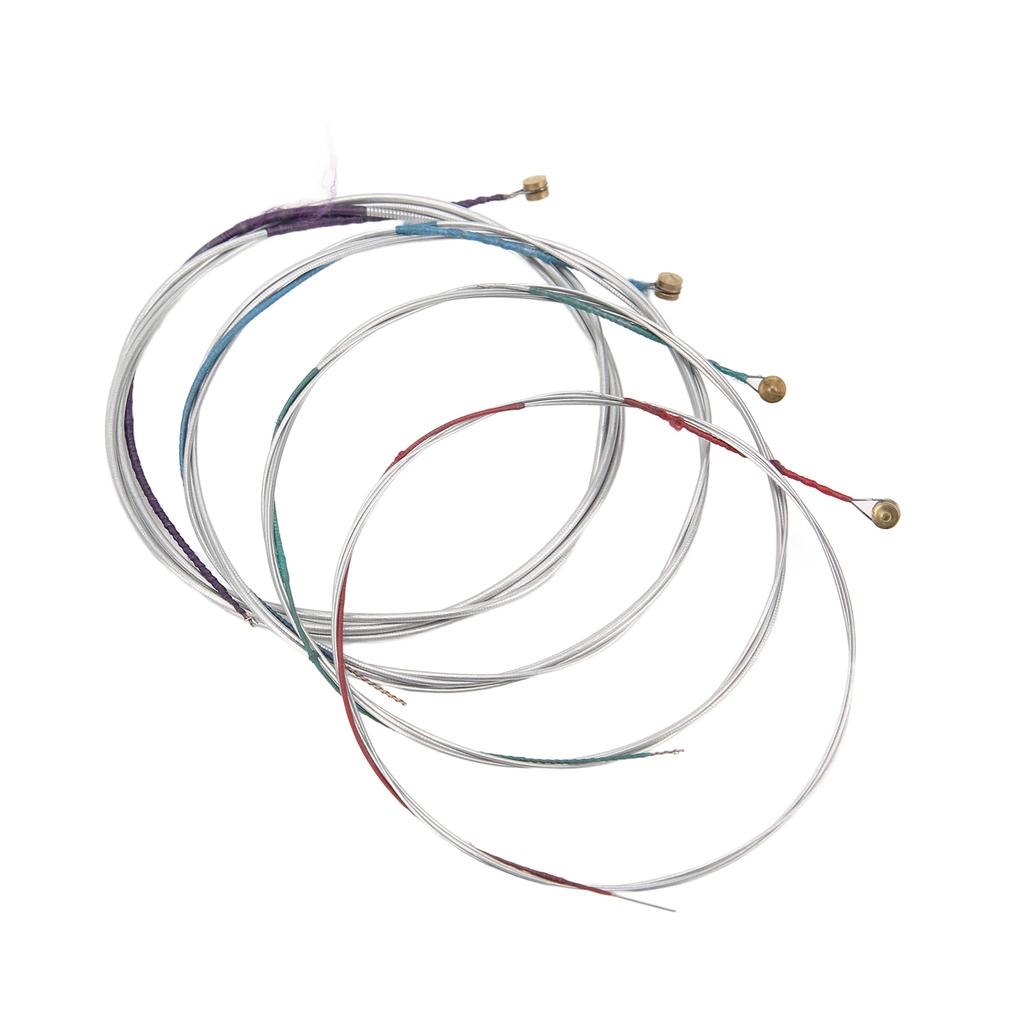 4 Stück Cello Saiten Kupfer Nickel Zinklegierung Zubehör für Größe 4 4 Musikinstrumente