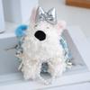 White Highland West Terrier Dress Keychain Dog Plush Toy Pendant Decoration