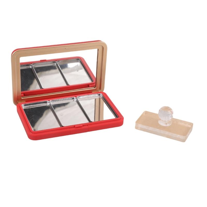Cosmetic Storage Box With Strong Magnetic To Secure Eyeshadow Blush Highlighter Portable