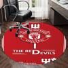 Manchester United Printed Round Rug Carpet Chair Rug Area Rug Entryway Doormats,for Office Chair Living Room Bedroom Kitchen Room.