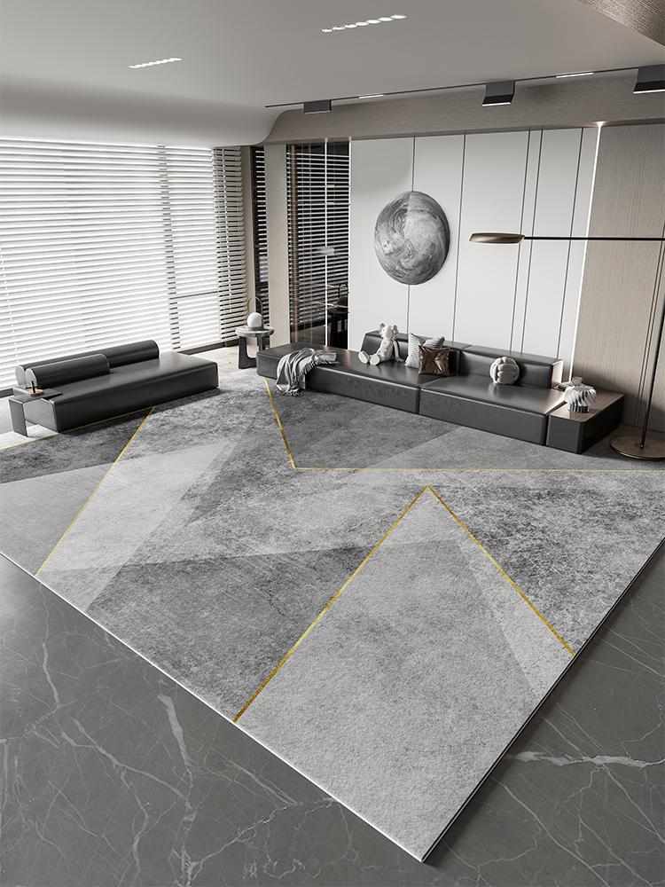 Light Luxury Study Rug Large Area Nordic Style Carpets for Living Room Minimalist Bedroom Decor Bedside Carpet Home Washable Mat