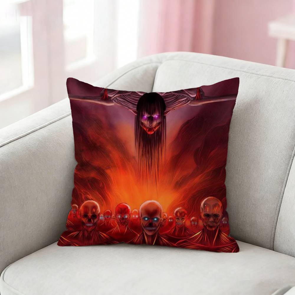 Anime AAttack COOL On Titan Pillow Case for Sofa Living Room Home office Decor Protective Cover