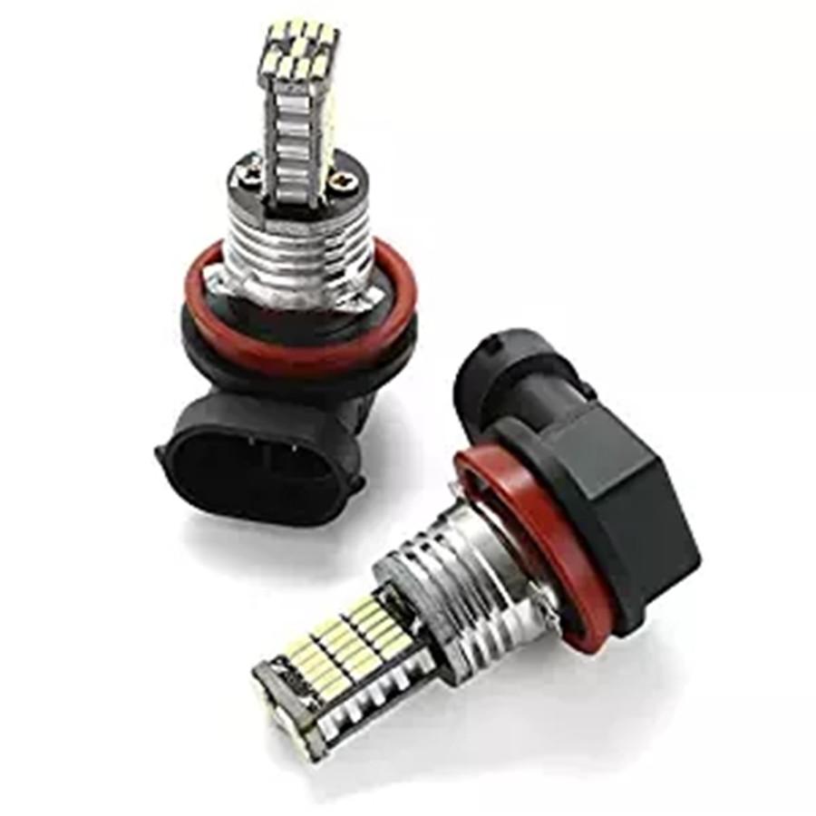 2Pcs H8 H11 H9 4014 45SMD 6000K 45LED Fog Lights Xenon White Auto Fog Lamp Super