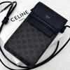 Used Excellent Condition CELINE Triomphe Phone Pouch Smartphone Shoulder Bag