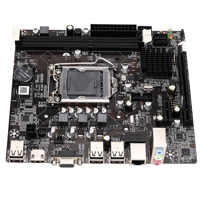 New H61 Motherboard LGA1155 Motherboard I33220 Host Game Multi Open With HDMI