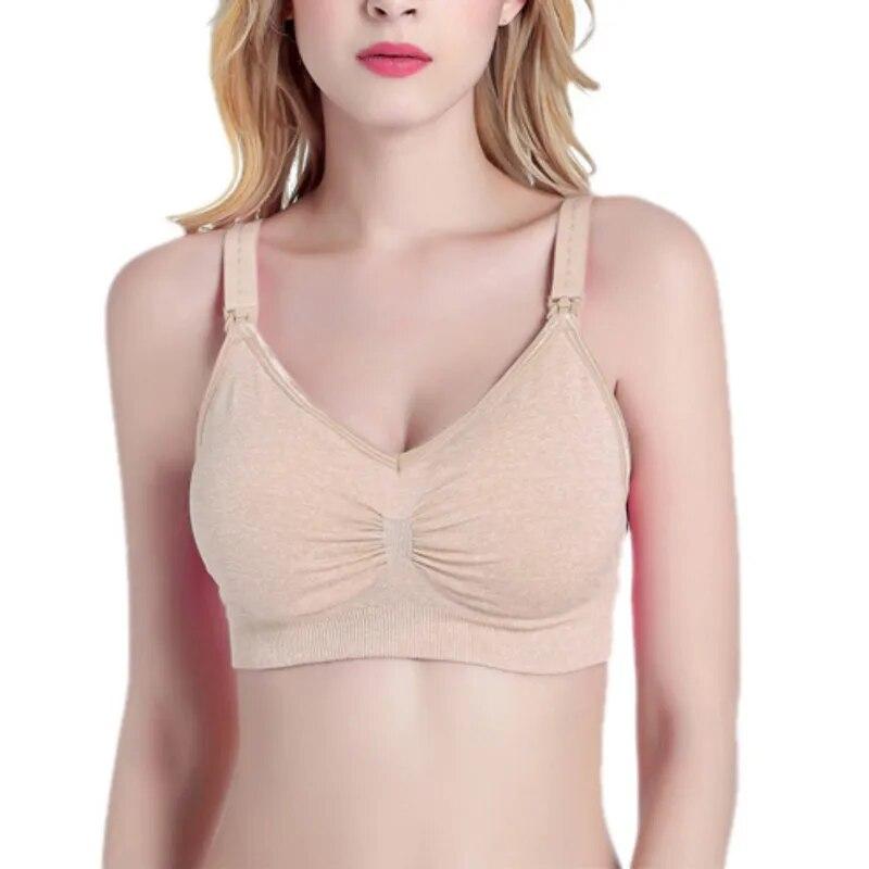 Reggiseno per allattamento premaman Reggiseno per allattamento senza fili Reggiseno per allattamento al seno Push Up Intimo incinta