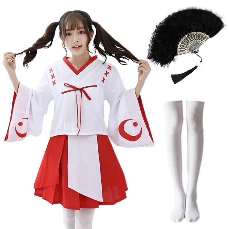 Export Japanese maid anime Bliss Pure Land, kimono, Platycodon dress adult women's cosplay