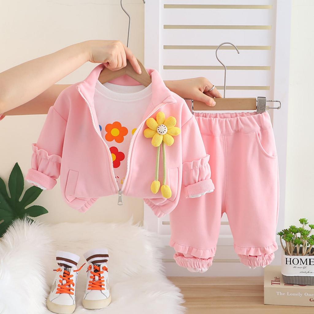 Kids Casual Long-Sleeve Set, Comfortable Daily Wear Outfits