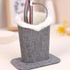 PU Leather Eyeglass Holder Soft Lining Save Space Eyeglass Stand Display Brush Pot Large Capacity Pen Holder Eyewear Container