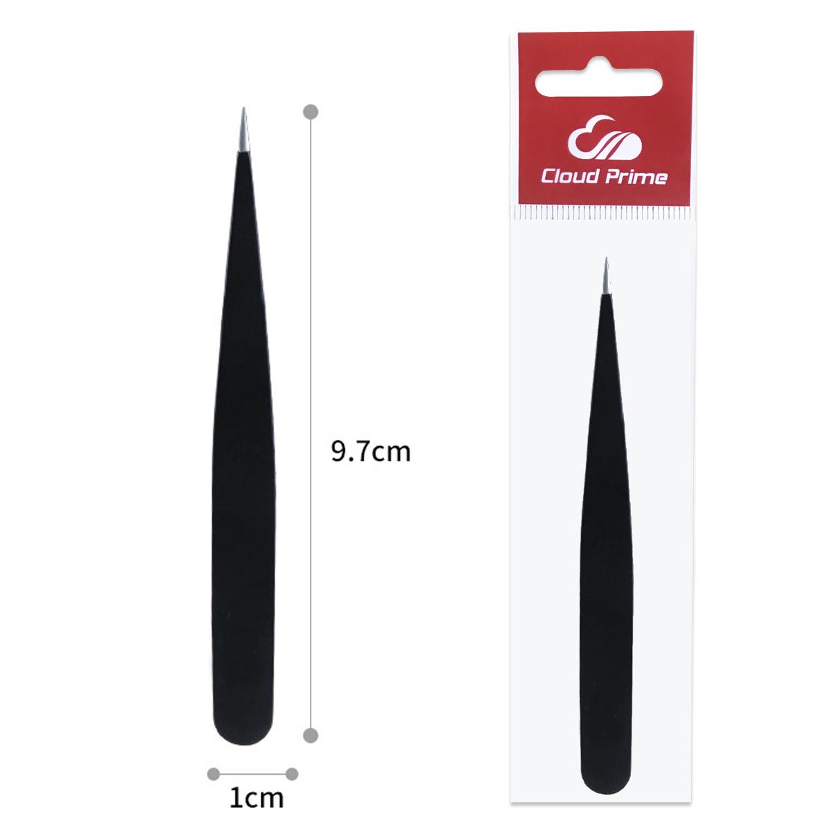 

Пинцет для удаления волос, пинцет для бровей из нержавеющей стали, розовый, скошенный, черный, кончик, безвредный, для макияжа, косметический инструмент, черный