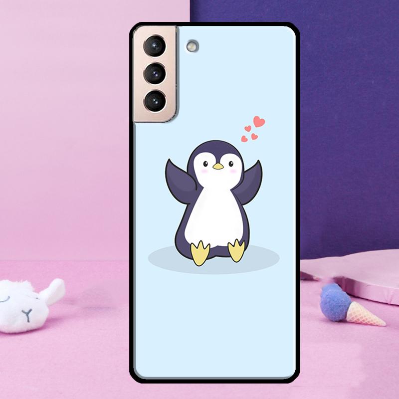 Penguin Phone Case For Samsung Galaxy S25 Ultra S23 S20 S21 S22 S24 FE S9 S10 Plus S24 Ultra Cover