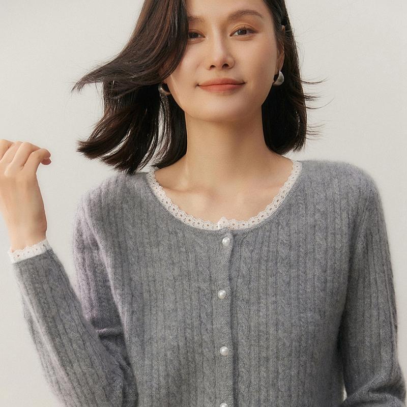 Qinghe 100% Pure Cashmere Women's Sweater - Ultra Soft Luxury Winter Pullover