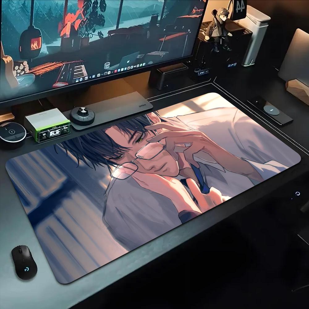 Anime glasses boy Mouse Pad 500X1000 mm Large Gaming Mousepad Gamer XL Rubber Otaku Keyboard Pad Laptop Desk Mat