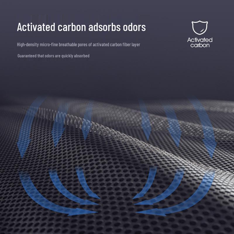 Gray Activated Carbon Disposable Dust Mask for Adults