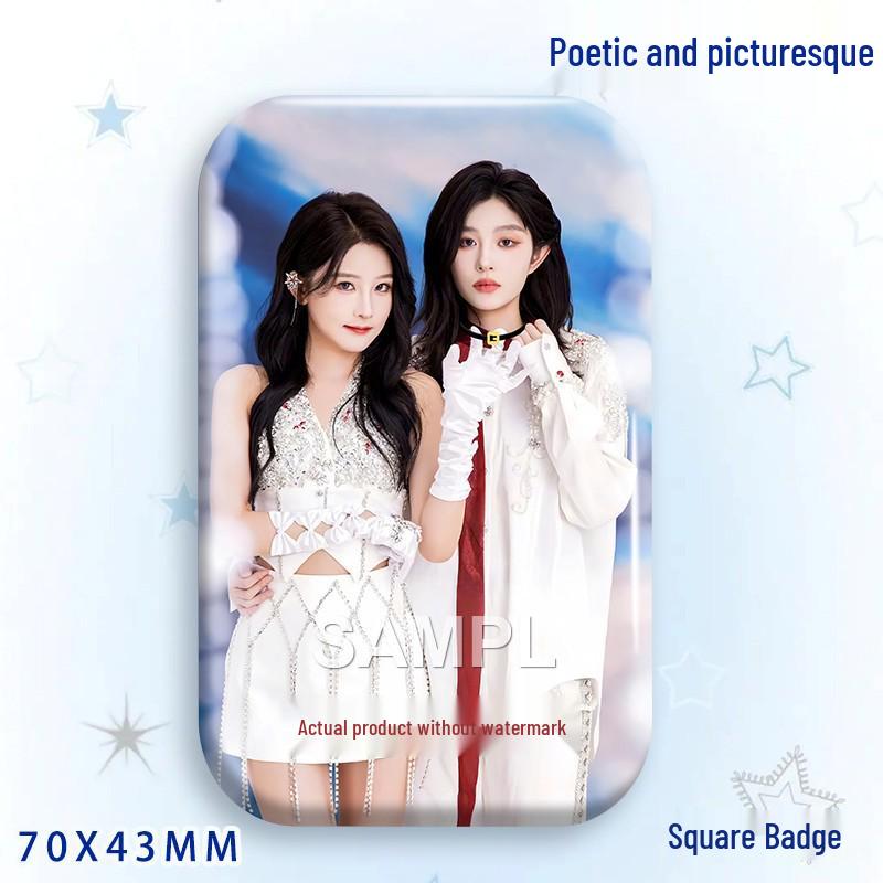 Yi CP Concert Support: Poetry & Painting Acrylic Keychain, Bag Brooch, Star Badge Ornament