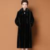 Female Mink Velvet Long Jacket In The Elderly Whole Mink Velvet Fashion Mink Coat for Mothers