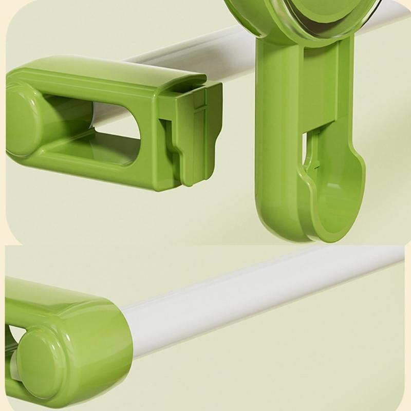 Nastavitelný posuvný háček na zeď s bezpečným přísavným mechanismem Pohodlný doplněk pro organizaci domácnosti