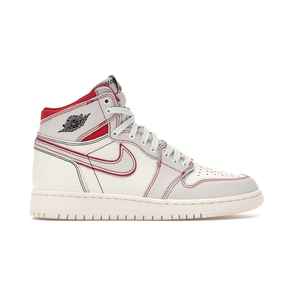 

Детские кроссовки Air Jordan 1 Retro High OG GS Phantom Red Sail Black-Phantom-Gym-Red-University-Red 575441-160