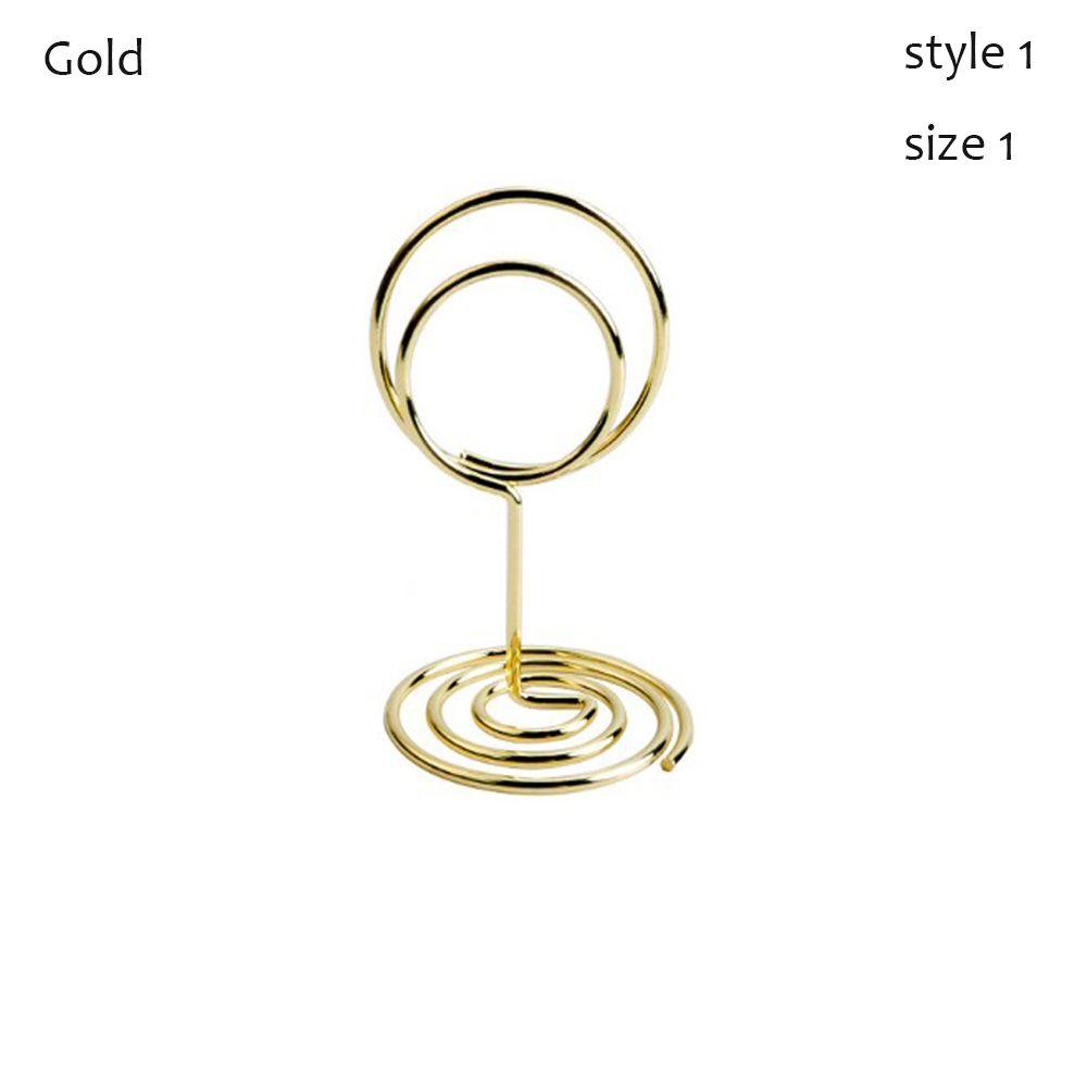 Decoration Wedding Supplies Paper Clamp Photos Clips Place Card Clamps Stand Table Numbers Holder