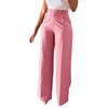 European and American Women's High-Waisted Wide-Leg Commuter Pants