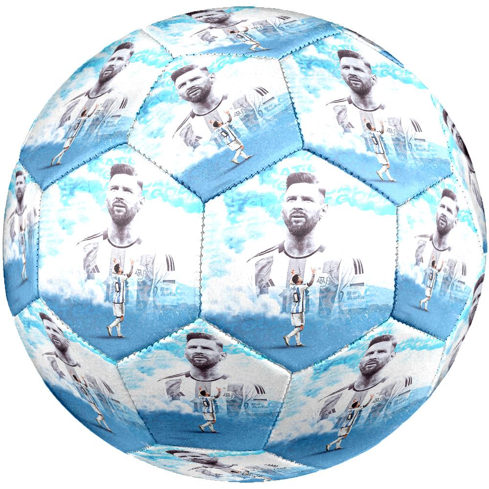 1pc Messi Soccer Ball Size 5 Football Machine Sewn Outdoor Training and Matches Perfect Commemorative Gift for Soccer Lovers