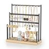 Large Capacity Earrings Displays Rack Household Necklace Storage Stand Jewelry Bracelet Show Shelf Jewellery Organizer Holder