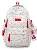 Cute Starry Nylon Backpack For Girls With Arc Shoulder Straps For School And Travel