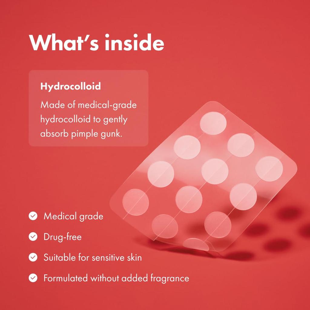 Hero Cosmetics The Original Hydrocolloid Patch 36 Patches -