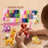 12/24/36pcs Ultra-Light Plasticine Modeling Clay Odorless Kids Polymer Clay Creative Play Dough