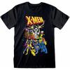 X-Men Unisex Adult Comic T-Shirt, Black, Small