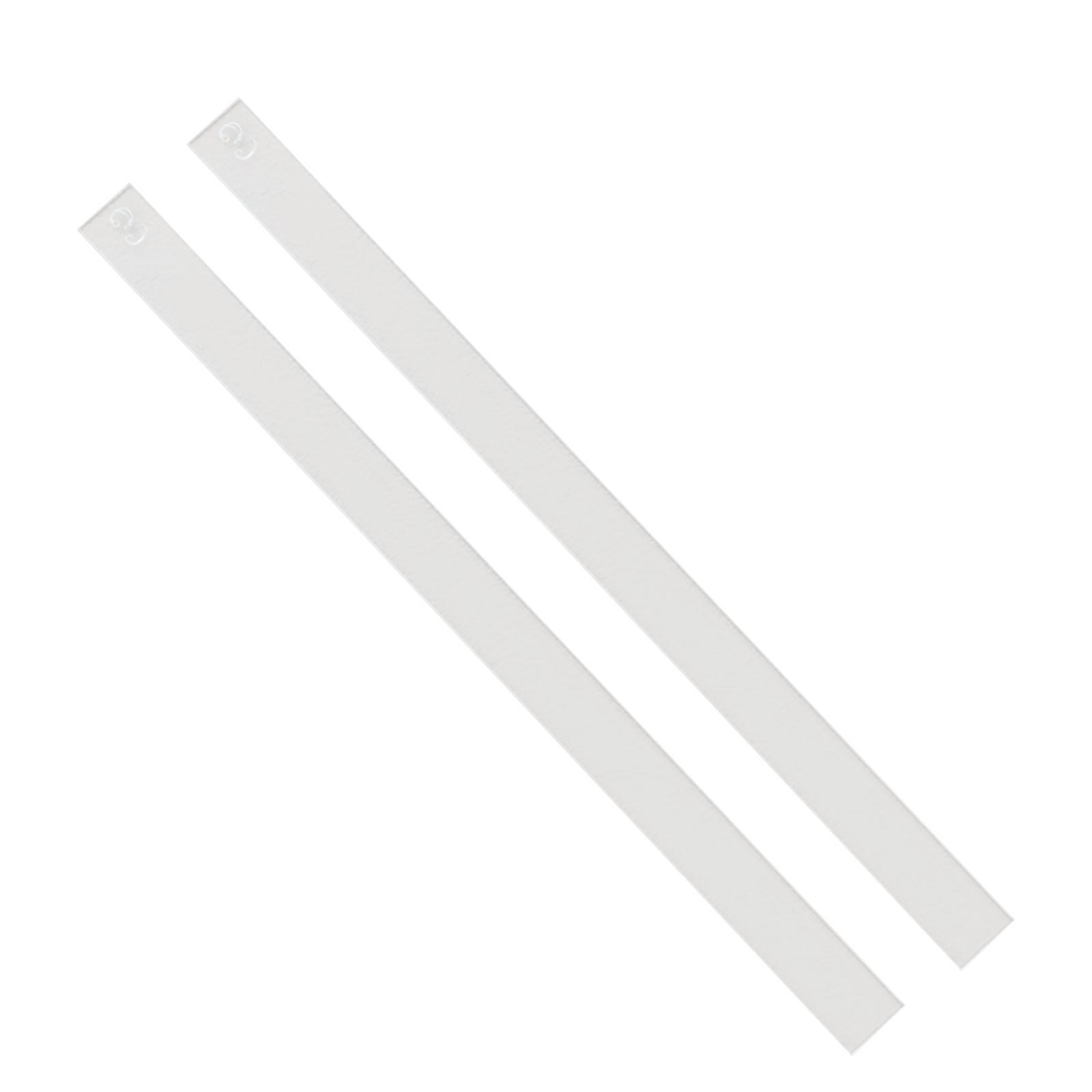 2Pcs Measuring Dough Strips Cooking Pottery Clay Noodles Pizza Pastry Dining 40cm Rolling Pin Guides Balance Ruler Dough Ruler Thickness 3mm