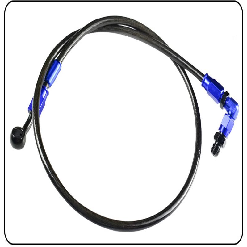 Universal Motorcycle Brake High-Pressure Steel Throat Clutch Oil Hose Line Pipe Hydraulic Reinforced Braided Hose