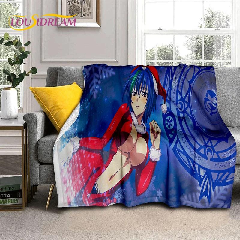 Cartoon Sexy Girl High School DxD Anime 3D Blanket,Soft Throw Blanket for Home Bedroom Bed Sofa Picnic Travel Cover Blanket Kids