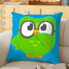 DDuolingo Cushion Cover Soft Durable Reversible Pillow Cover Home Car MultiScene Daily Comfort Pillowcase