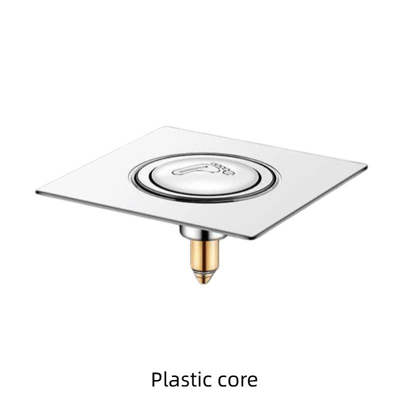 Stainless Steel Floor Drain Odor-Proof Sealing Cover For Bathroom Press-And-Step-Type Spring Core Multi-Functional Pedal