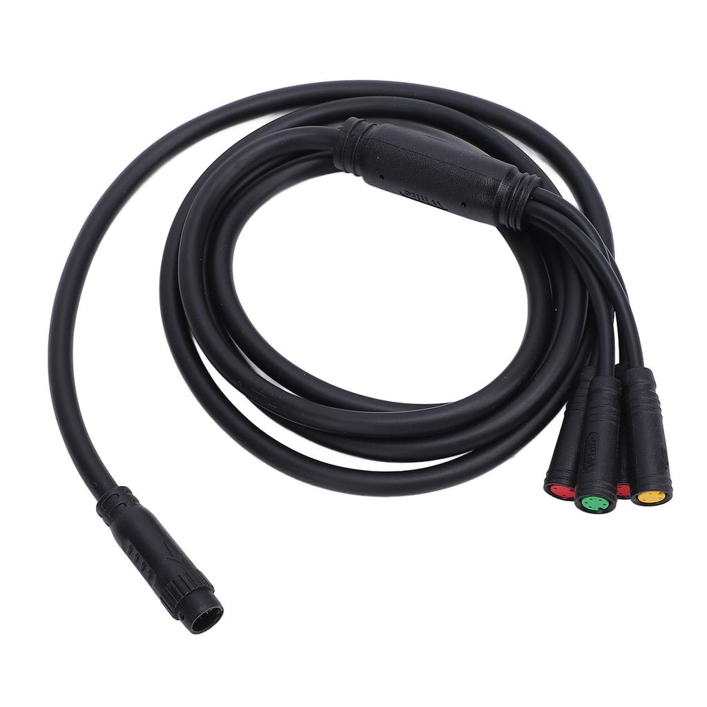 Electric Cycle Connector Cable 4.9FT Water Resistant Controller To Display Throttle Headlight Connecting Extension