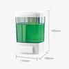 Dispensador de jabón líquido montado en pared para baño, botella de gran capacidad 1000ml